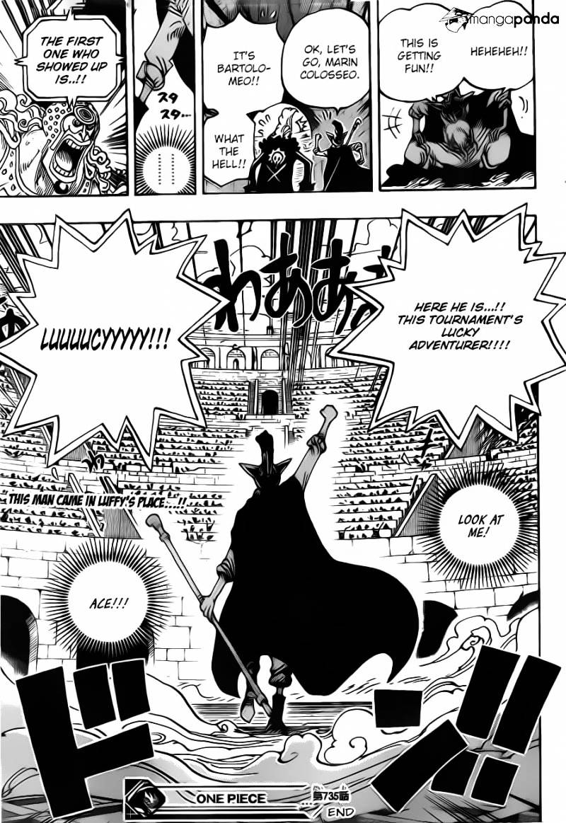 One Piece - Chapter 735 : Fujitora S Intentions