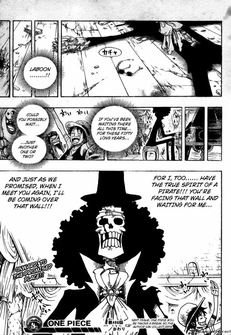 One Piece - Chapter 488 : Song Of Life