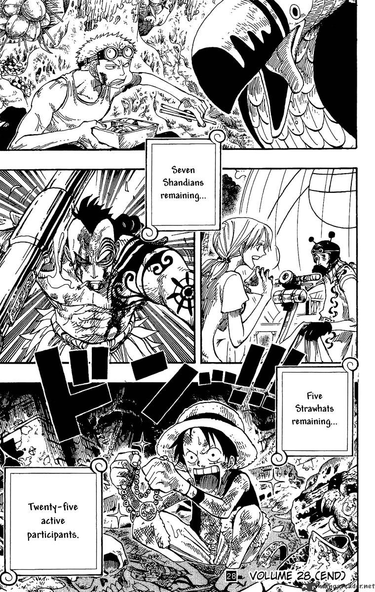 One Piece - Chapter 264 : Warrior Kamakiri V.s. God Enerli