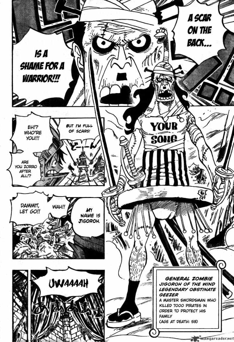 One Piece - Chapter 452 : Jigorou Of The Wind