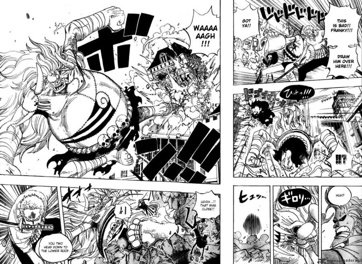 One Piece - Chapter 470 : Oz Vs The Strawhat Crew