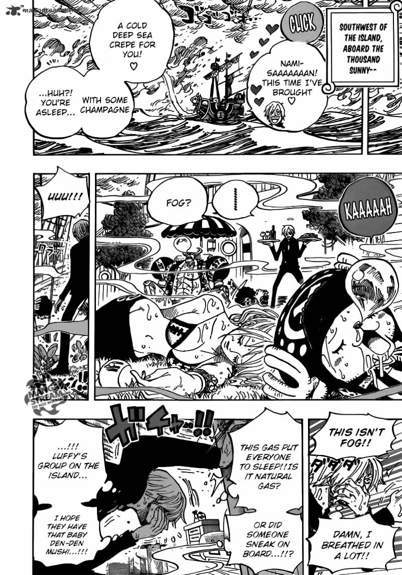 One Piece - Chapter 656 : Adventure On The Burning Island