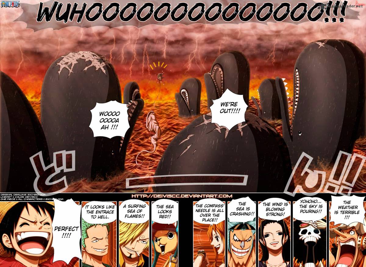 One Piece - Chapter 656 : Adventure On The Burning Island