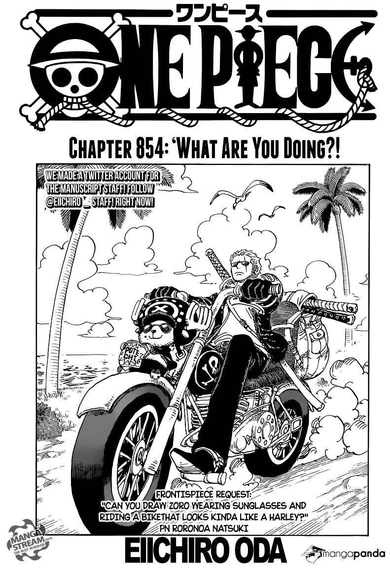 One Piece - Chapter 854 : What Are You Doing!??