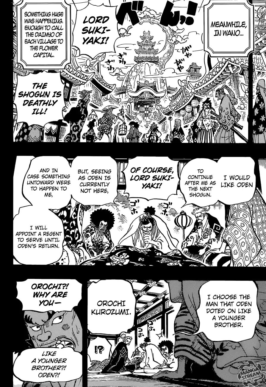 One Piece - Chapter 965: The Kurozumi Plot