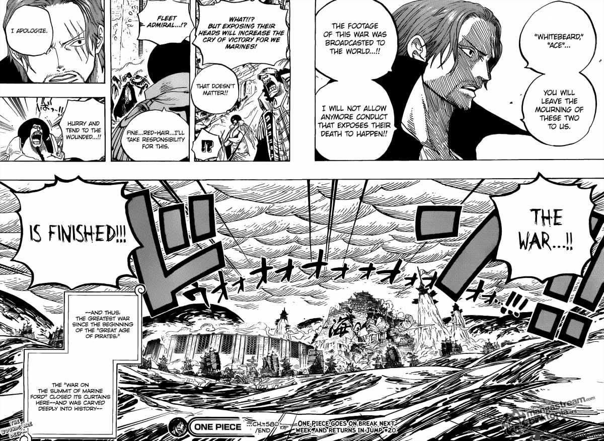 One Piece - Chapter 580 : End Of The War