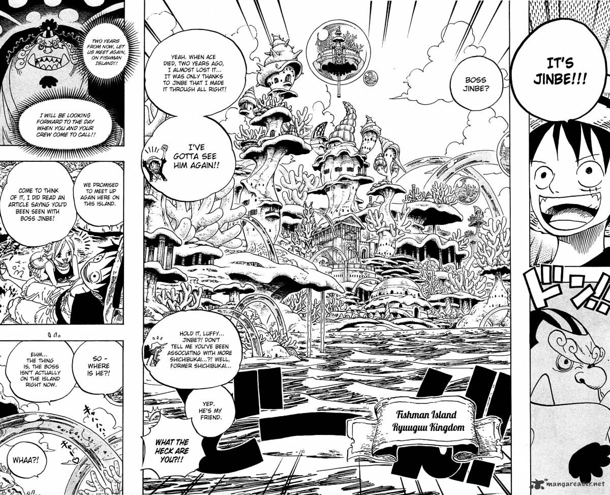 One Piece - Chapter 609 : Adventure On Fishman Island