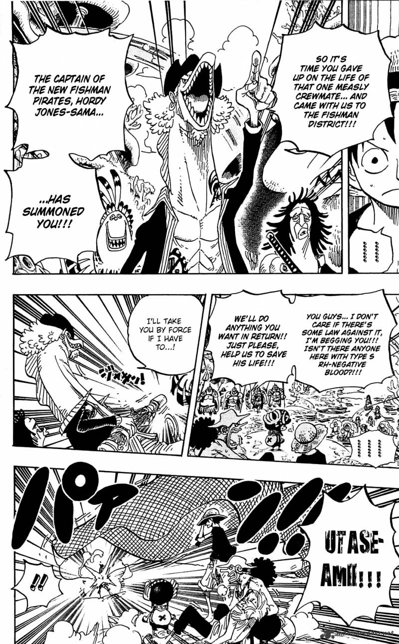 One Piece - Chapter 609 : Adventure On Fishman Island