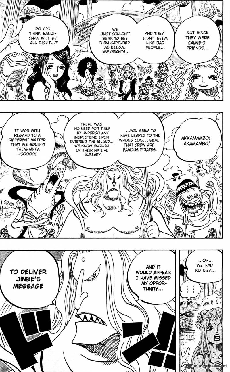 One Piece - Chapter 609 : Adventure On Fishman Island