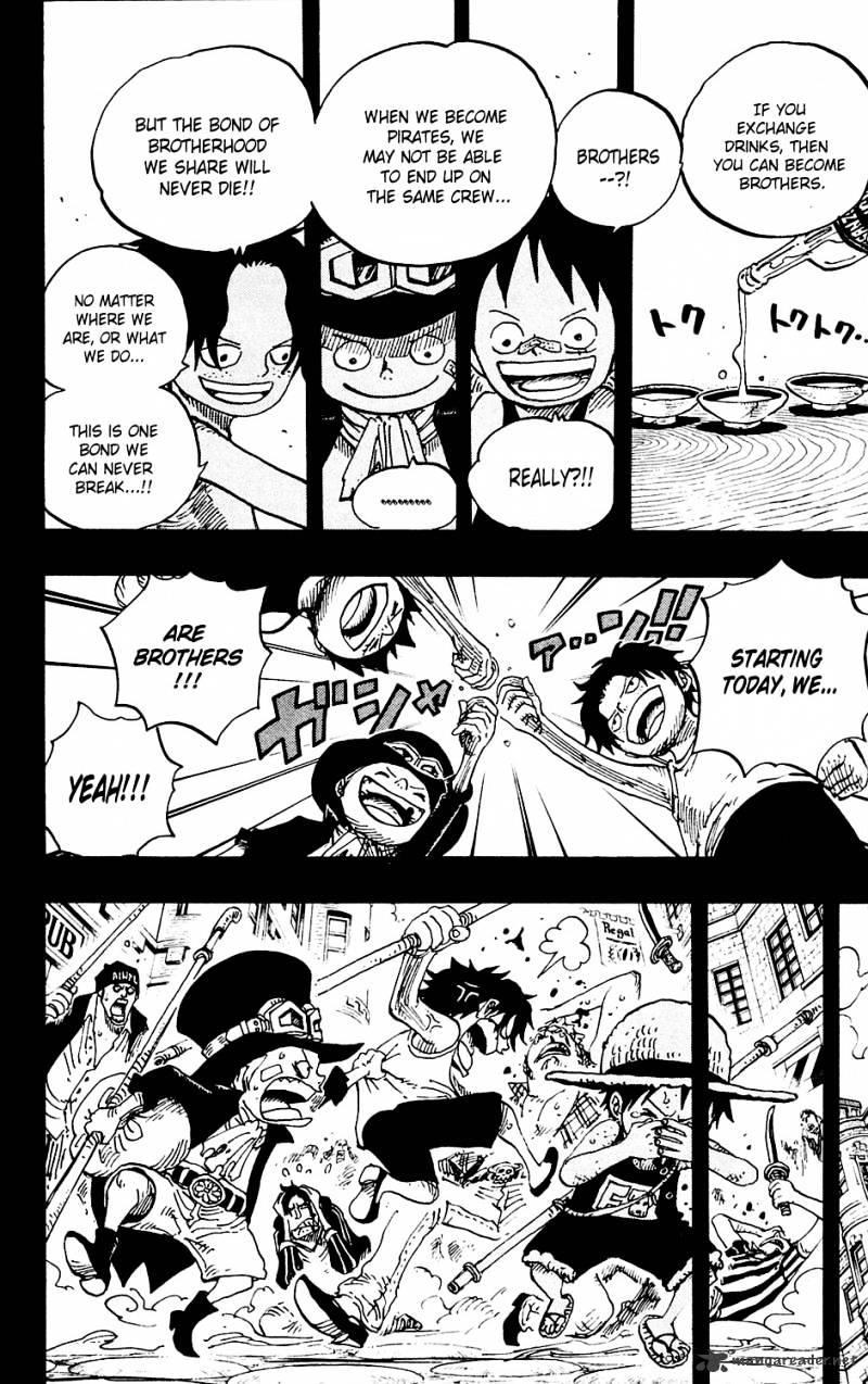 One Piece - Chapter 585 : Brothers` Cups