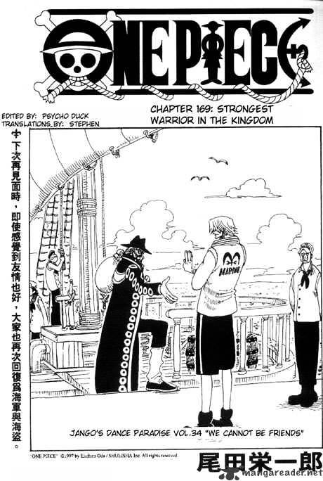 One Piece - Chapter 169 : Strongest Warrior In The Kingdom