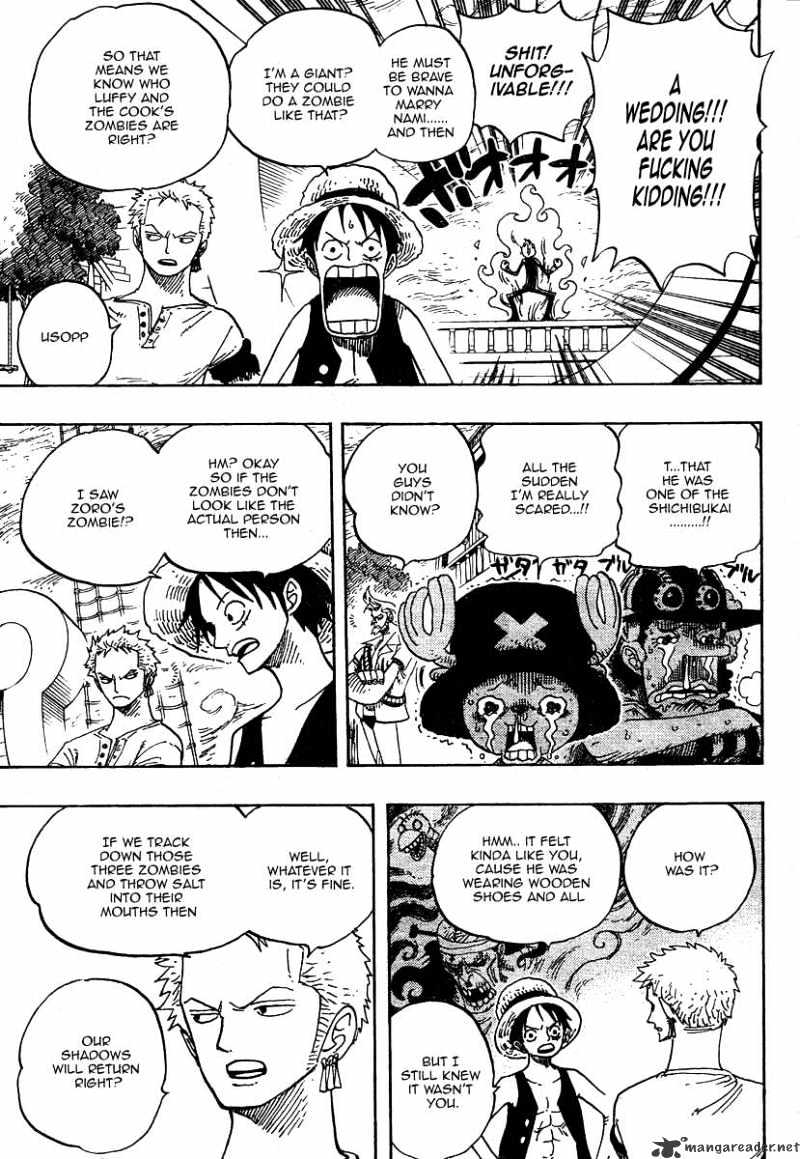 One Piece - Chapter 459 : Can T Say I M Sorry We Ve Died