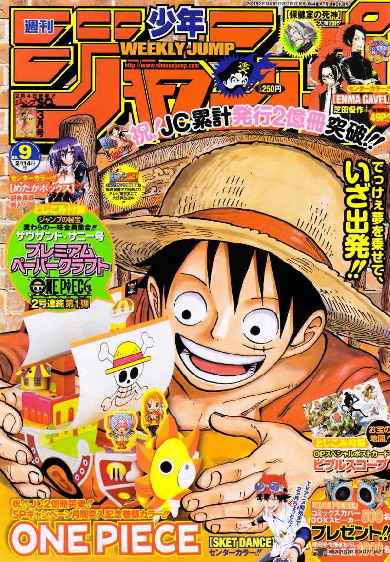 One Piece - Chapter 612 : Brought By The Shark They Saved