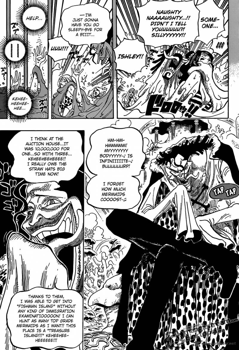 One Piece - Chapter 612 : Brought By The Shark They Saved