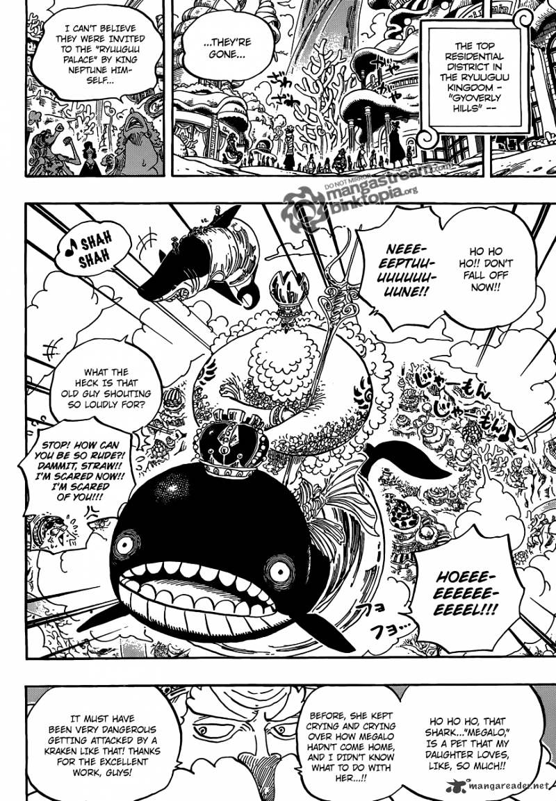 One Piece - Chapter 612 : Brought By The Shark They Saved