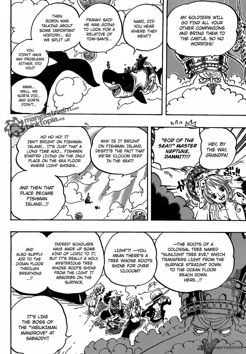 One Piece - Chapter 612 : Brought By The Shark They Saved