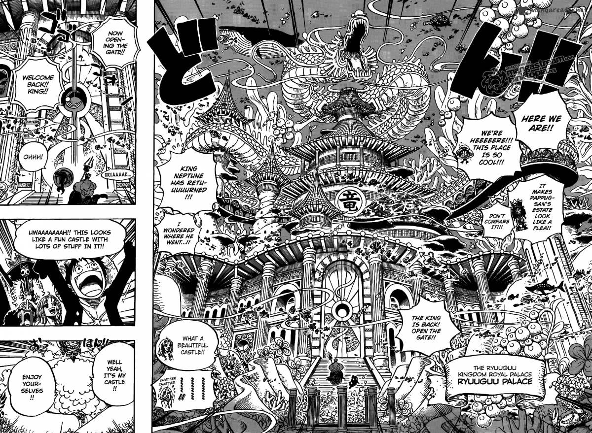 One Piece - Chapter 612 : Brought By The Shark They Saved