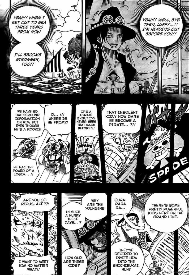 One Piece - Chapter 552 : Ace And Whitebeard