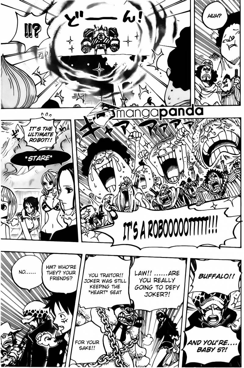 One Piece - Chapter 695 : Leave It To Me!!