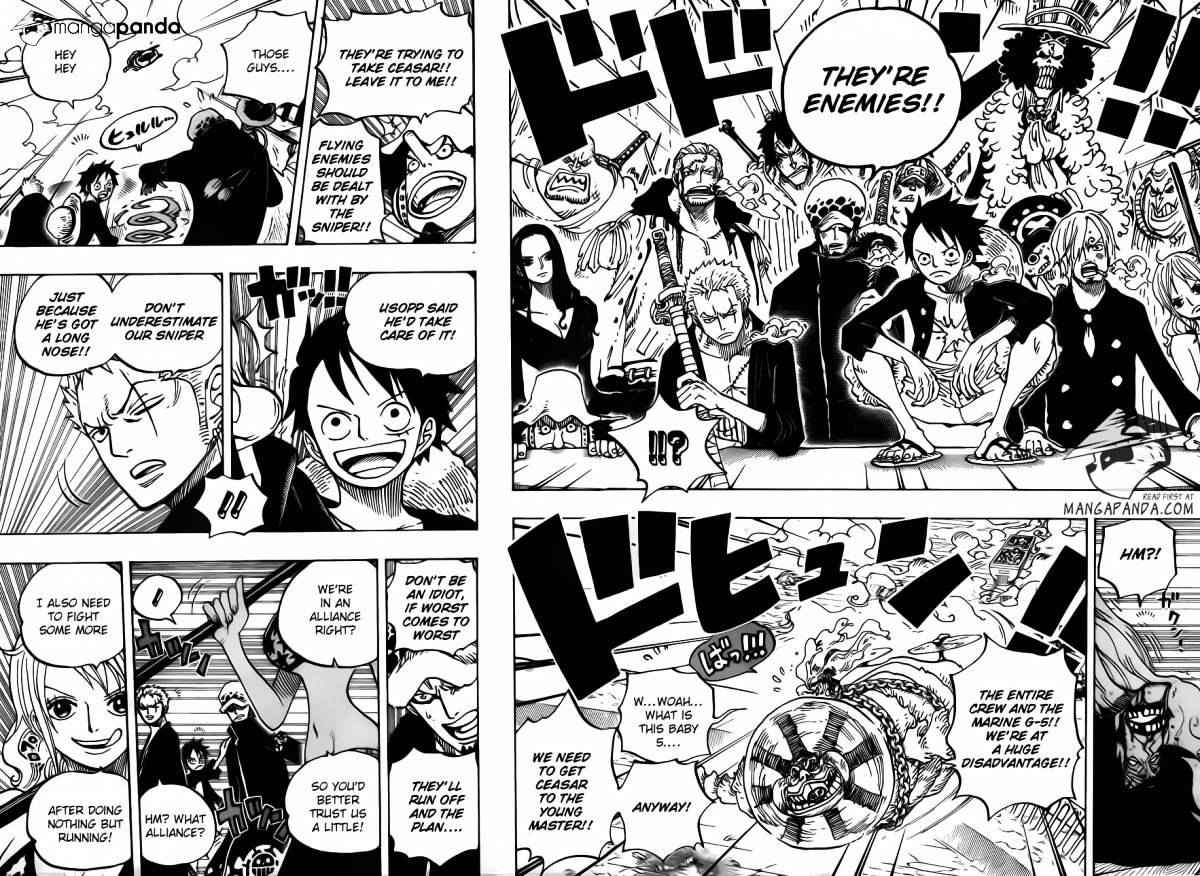 One Piece - Chapter 695 : Leave It To Me!!