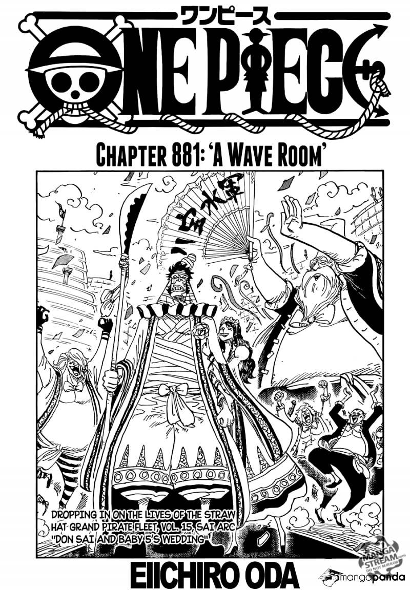 One Piece - Chapter 881 : A Wave Room