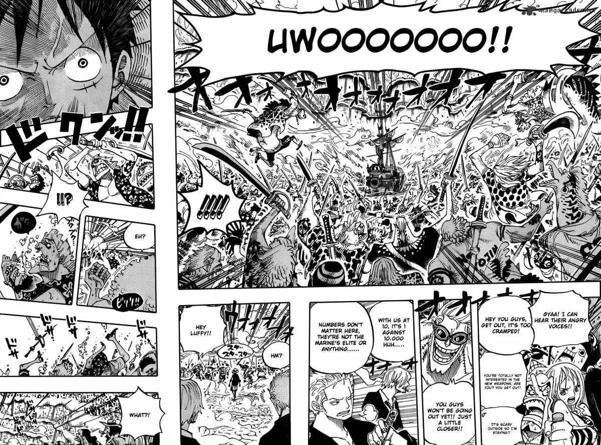 One Piece - Chapter 634 : 100.000 Vs 10