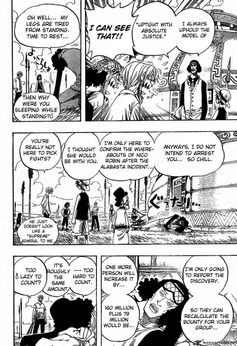 One Piece - Chapter 319 : The Admiral Of The Marine Headquarter, Blue Pheasant