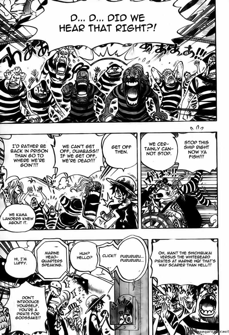 One Piece - Chapter 549 : Departing For Battle