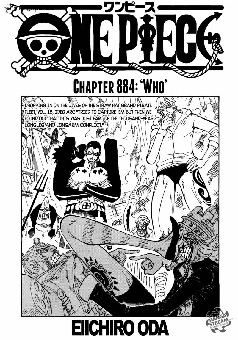 One Piece - Chapter 884 : Who