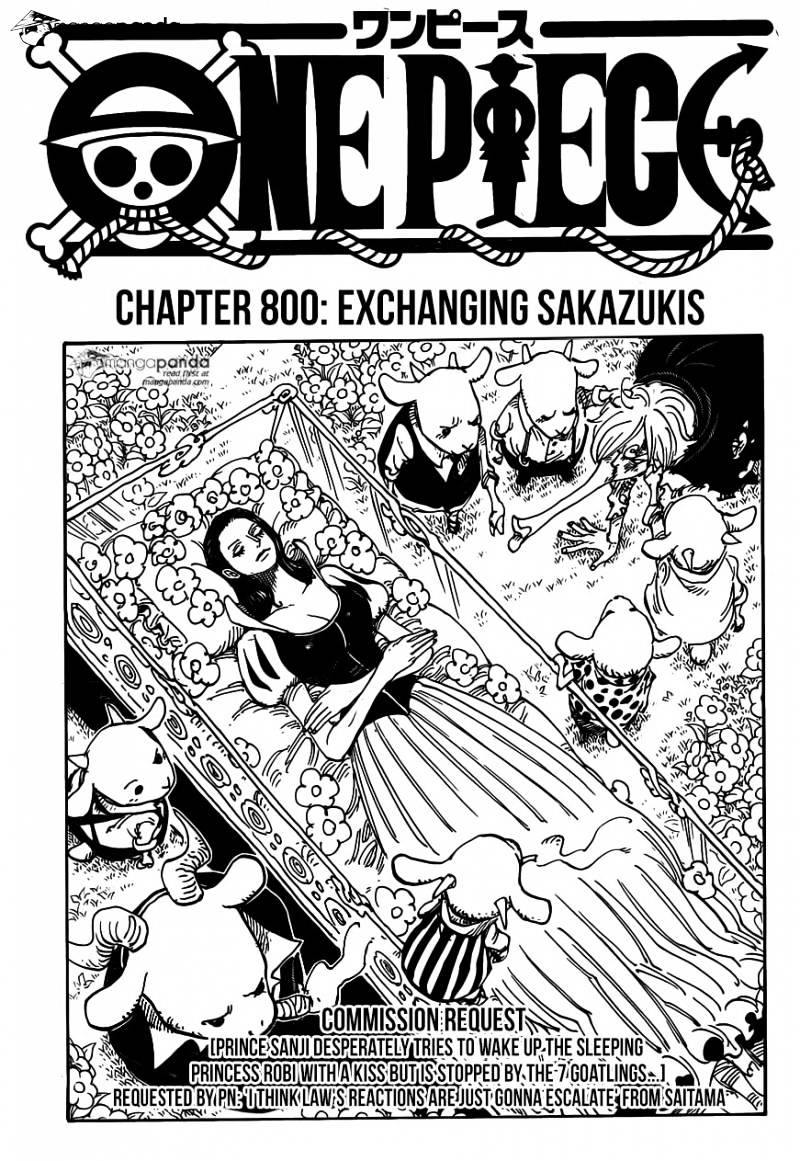 One Piece - Chapter 800 : Exchanging Sakazukis