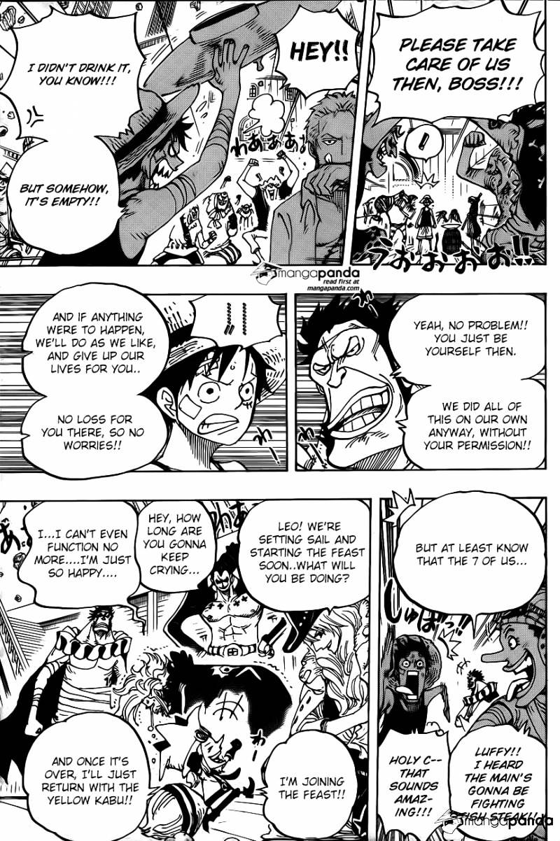 One Piece - Chapter 800 : Exchanging Sakazukis