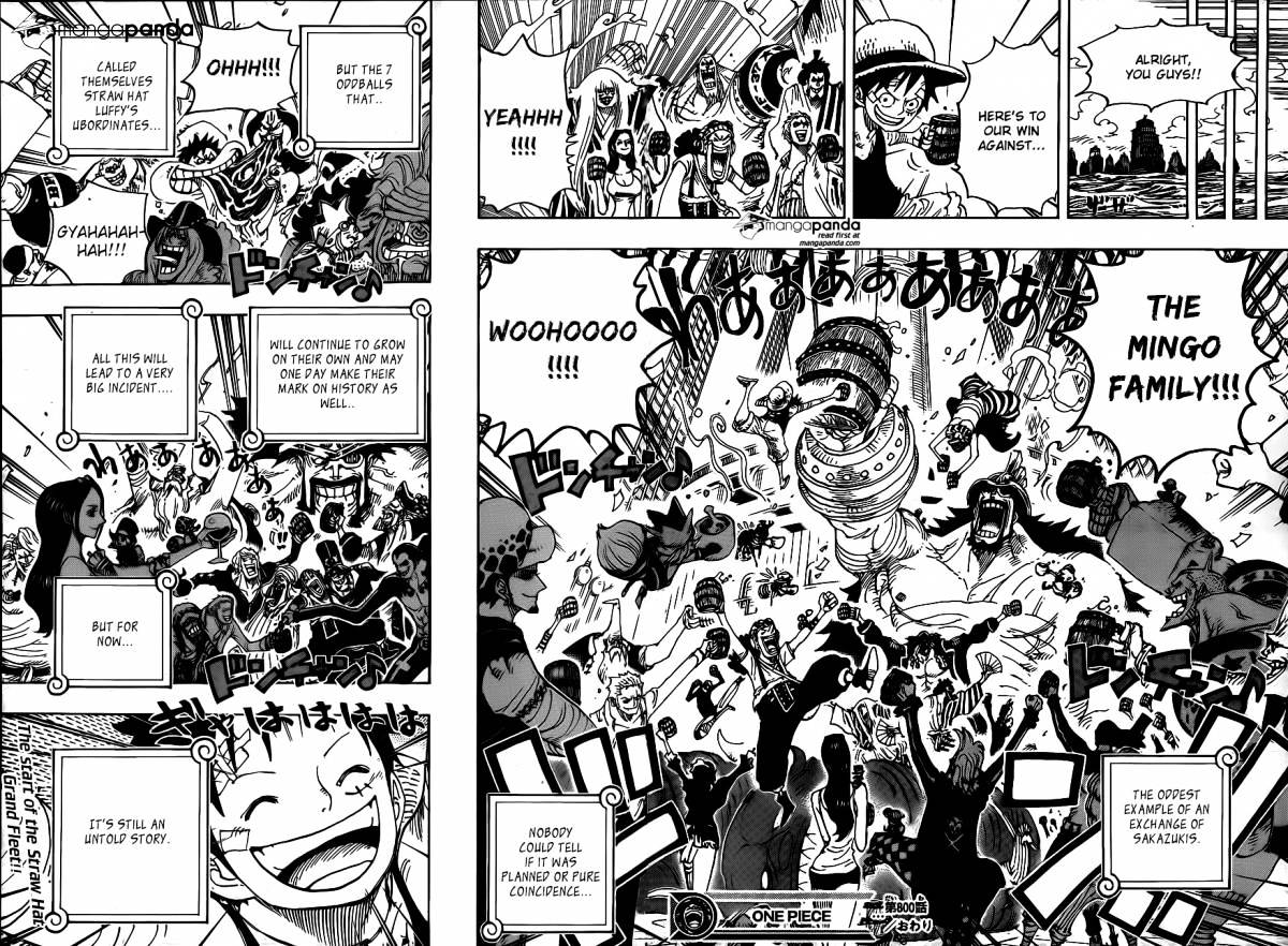 One Piece - Chapter 800 : Exchanging Sakazukis