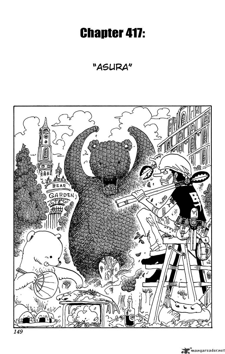 One Piece - Chapter 417 : Asura