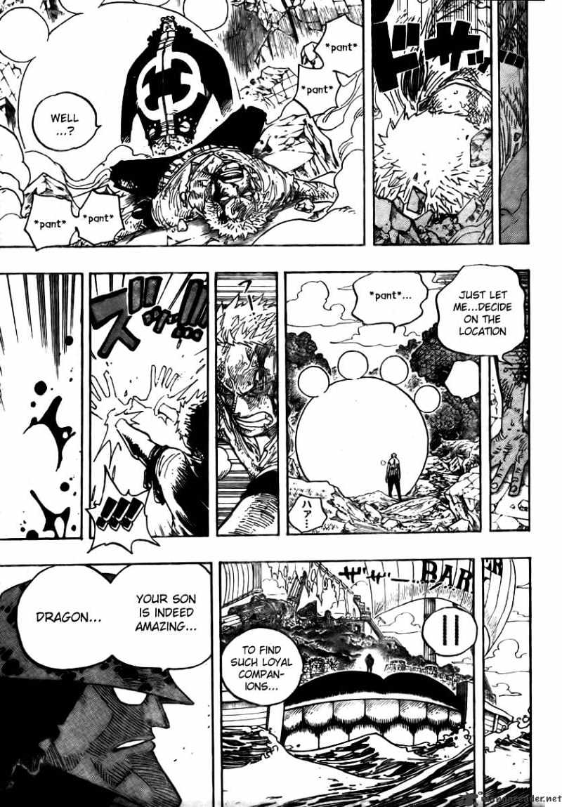 One Piece - Chapter 485 : Member Of The Strawhat Crew - Pirate Hunter Zoro