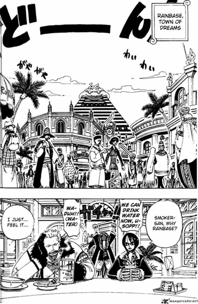 One Piece - Chapter 168 : Rainbase, Town Of Dreams