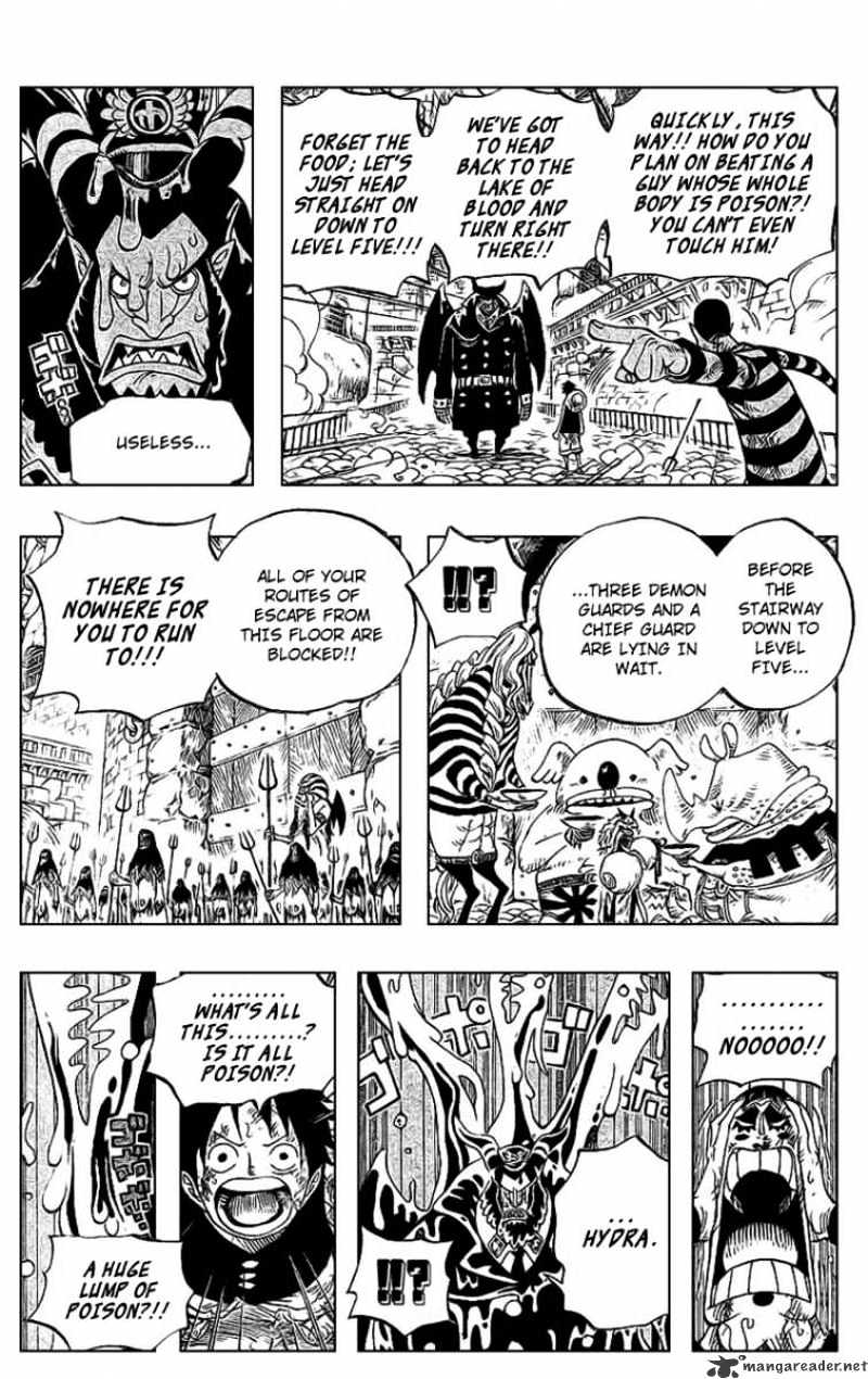 One Piece - Chapter 534 : Chief Warden Magellan Vs Pirate Luffy