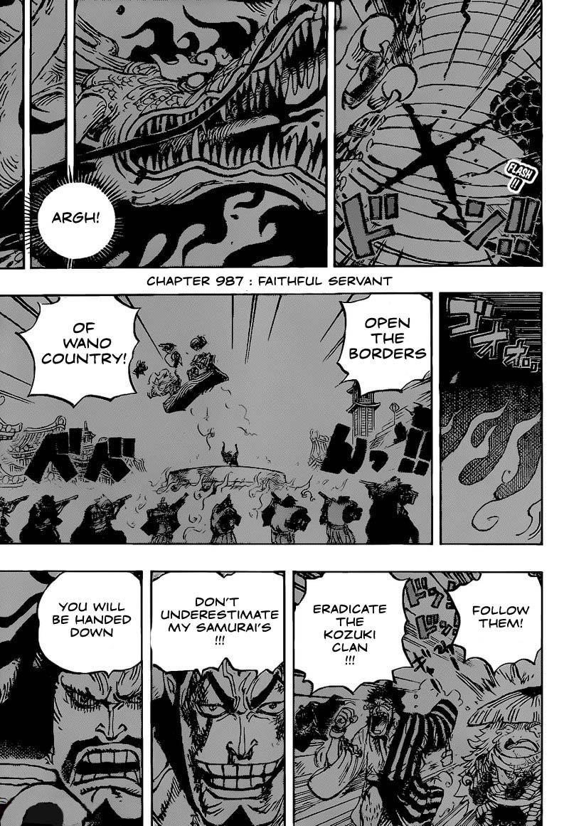 One Piece - Chapter 987: Faithful Servant