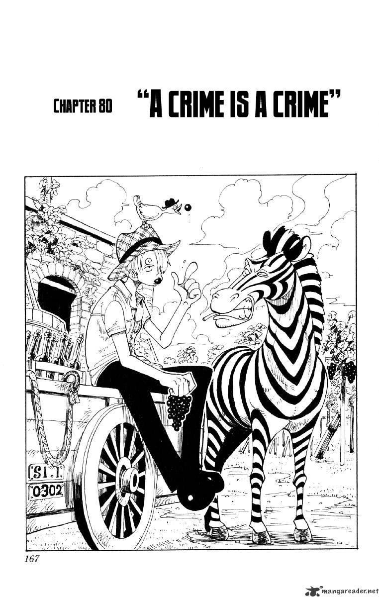 One Piece - Chapter 80 : A Sin Is A Sin