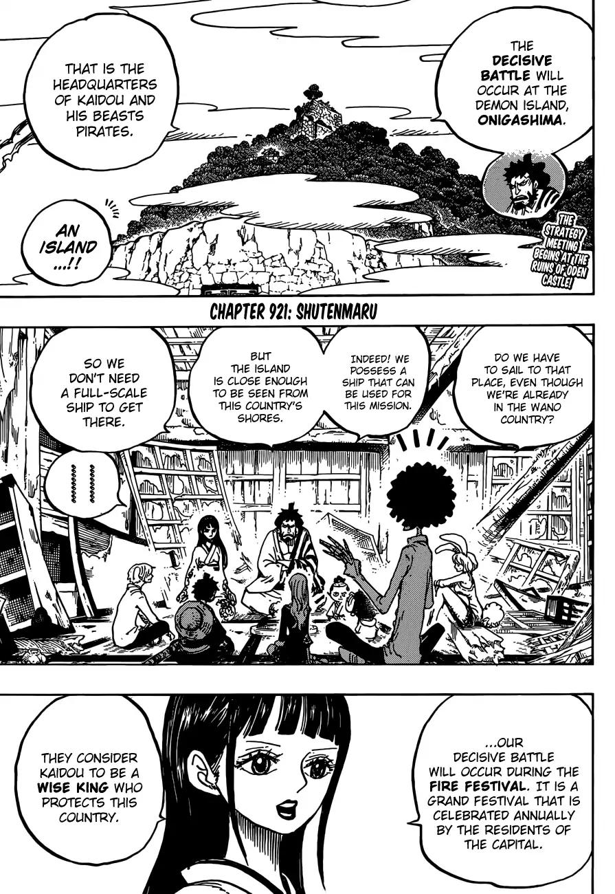 One Piece - Chapter 921