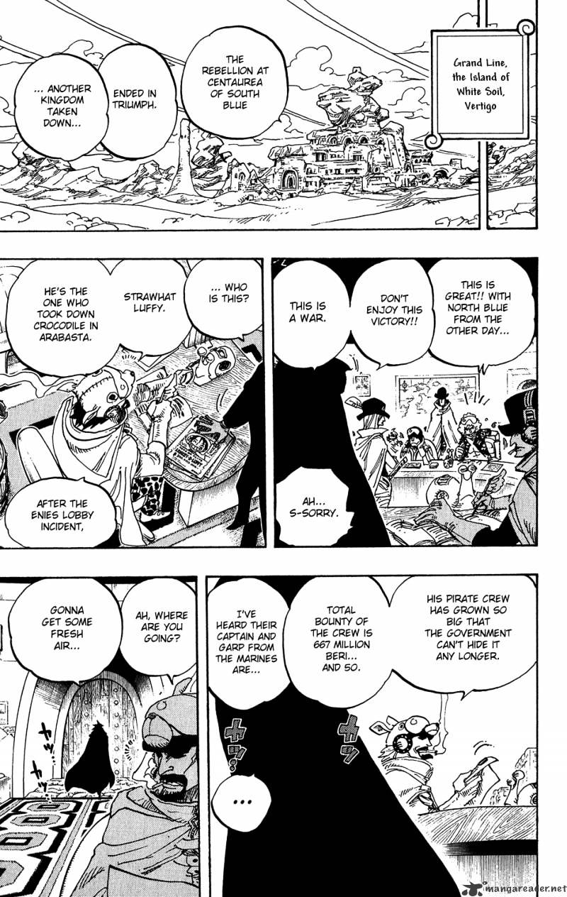 One Piece - Chapter 440 : Firefist Vs Blackbeard