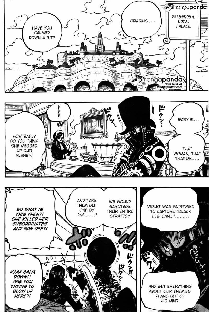 One Piece - Chapter 723 : A Change Of Plans.