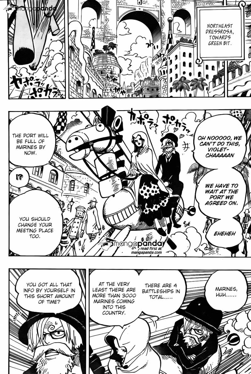 One Piece - Chapter 723 : A Change Of Plans.