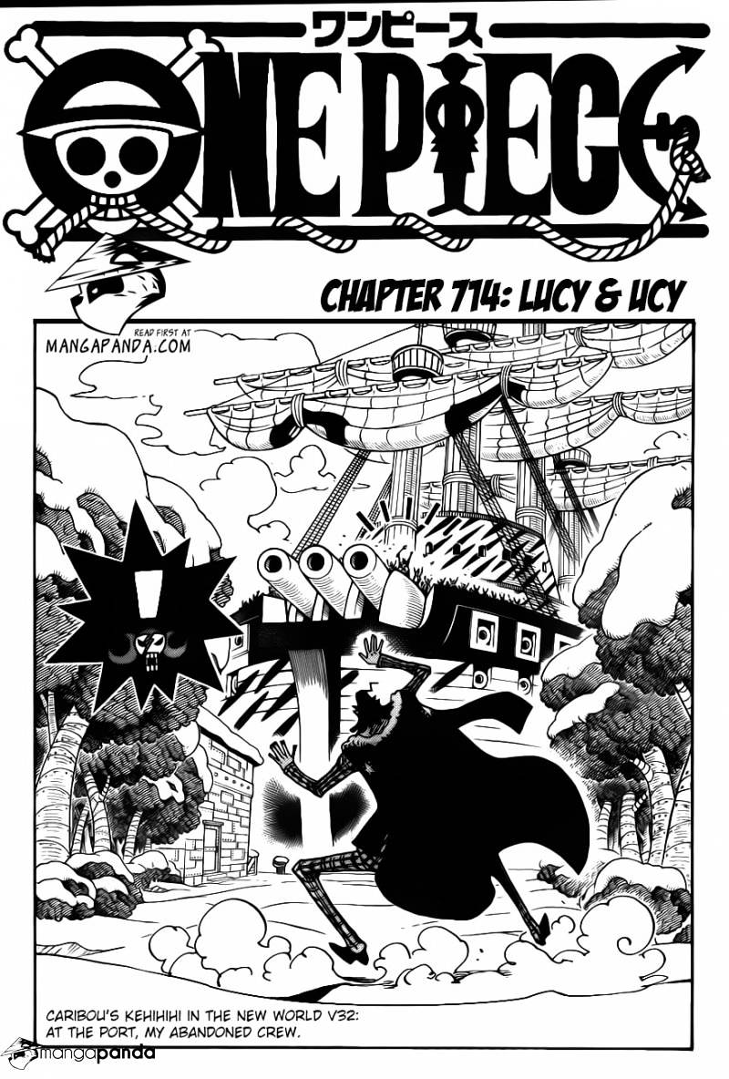 One Piece - Chapter 714 : Lucy & Ucy