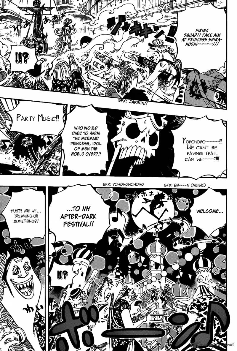 One Piece - Chapter 635 : So Grotesque I Could Fly