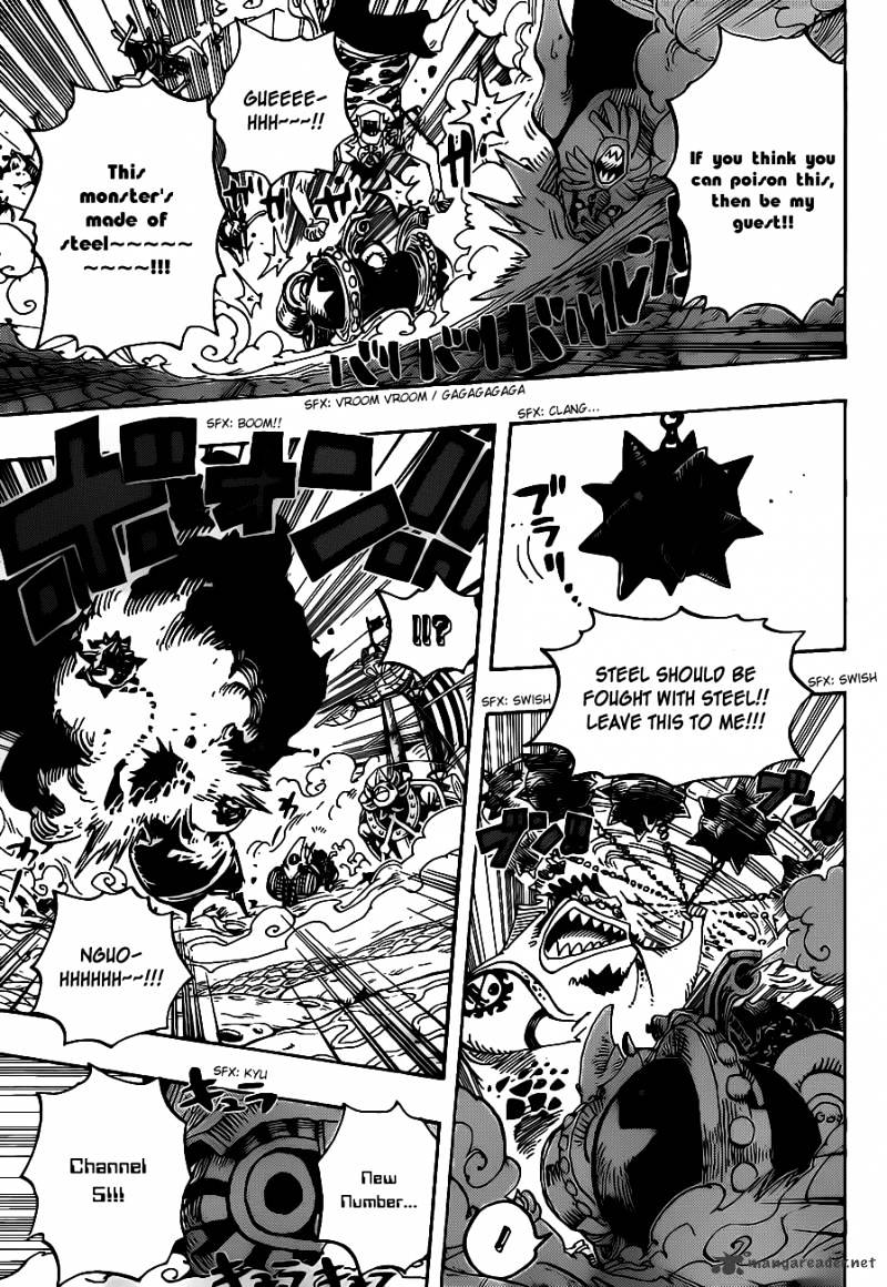 One Piece - Chapter 635 : So Grotesque I Could Fly