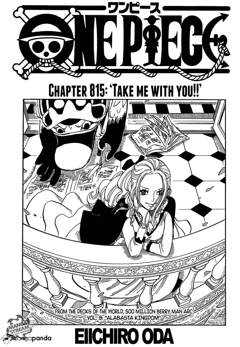 One Piece - Chapter 815 : Take Me With You