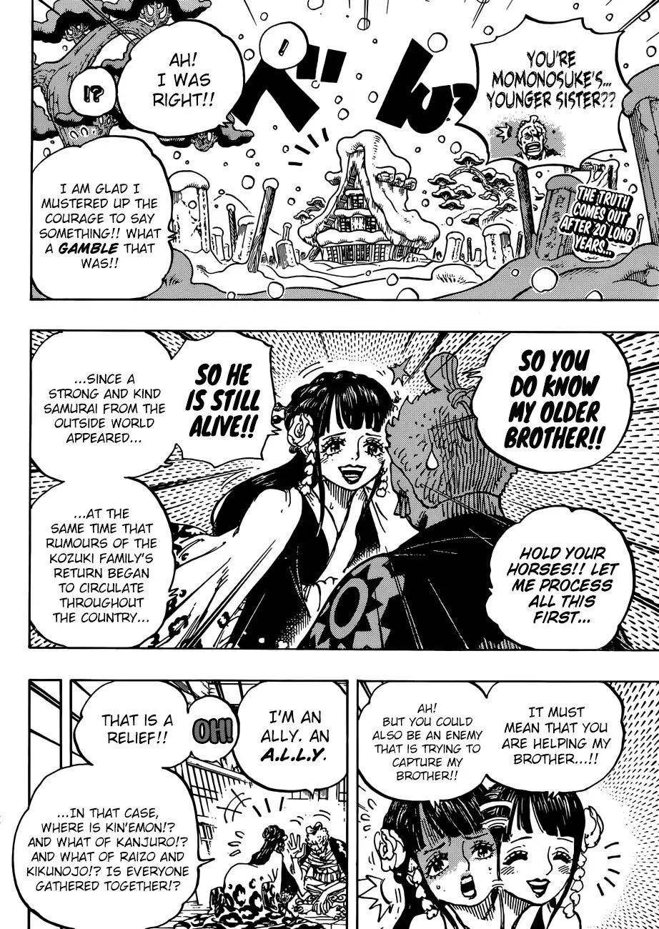 One Piece - Chapter 939: An Old Hyourse Knows The Way