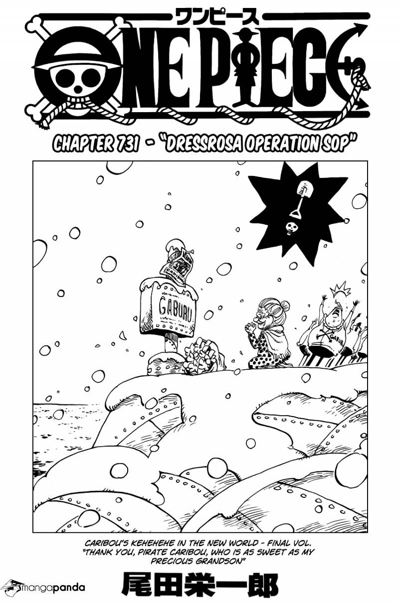 One Piece - Chapter 731 : Dressrosa Operation Sop