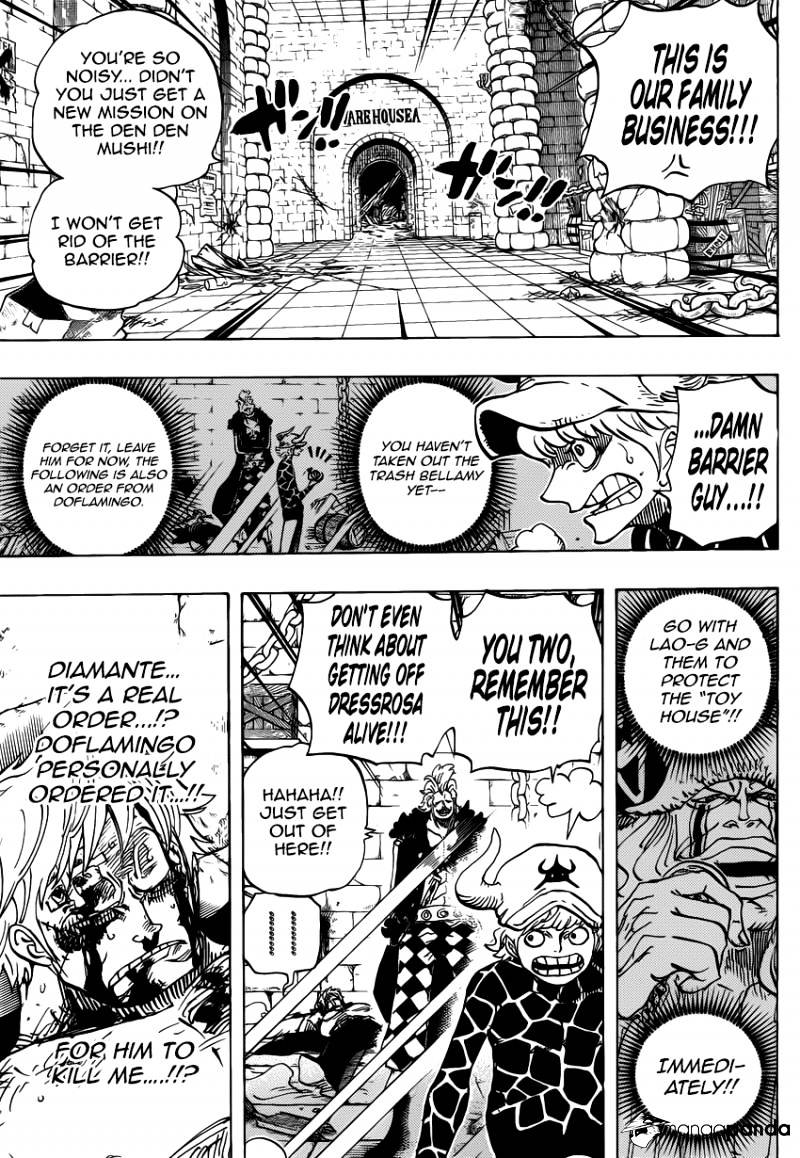 One Piece - Chapter 731 : Dressrosa Operation Sop