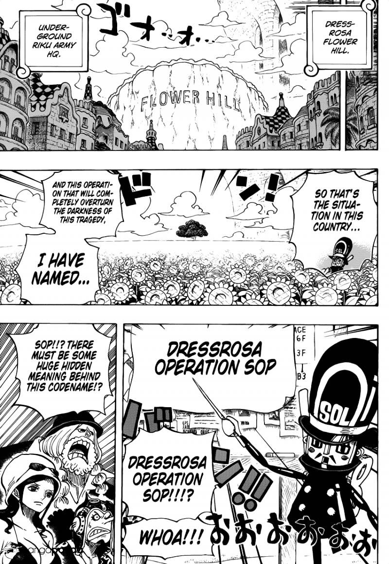 One Piece - Chapter 731 : Dressrosa Operation Sop